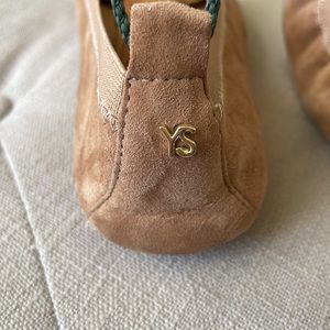 NEW Yosi Samra Samara Light Tan Suede Ballet Shoes - Size 7